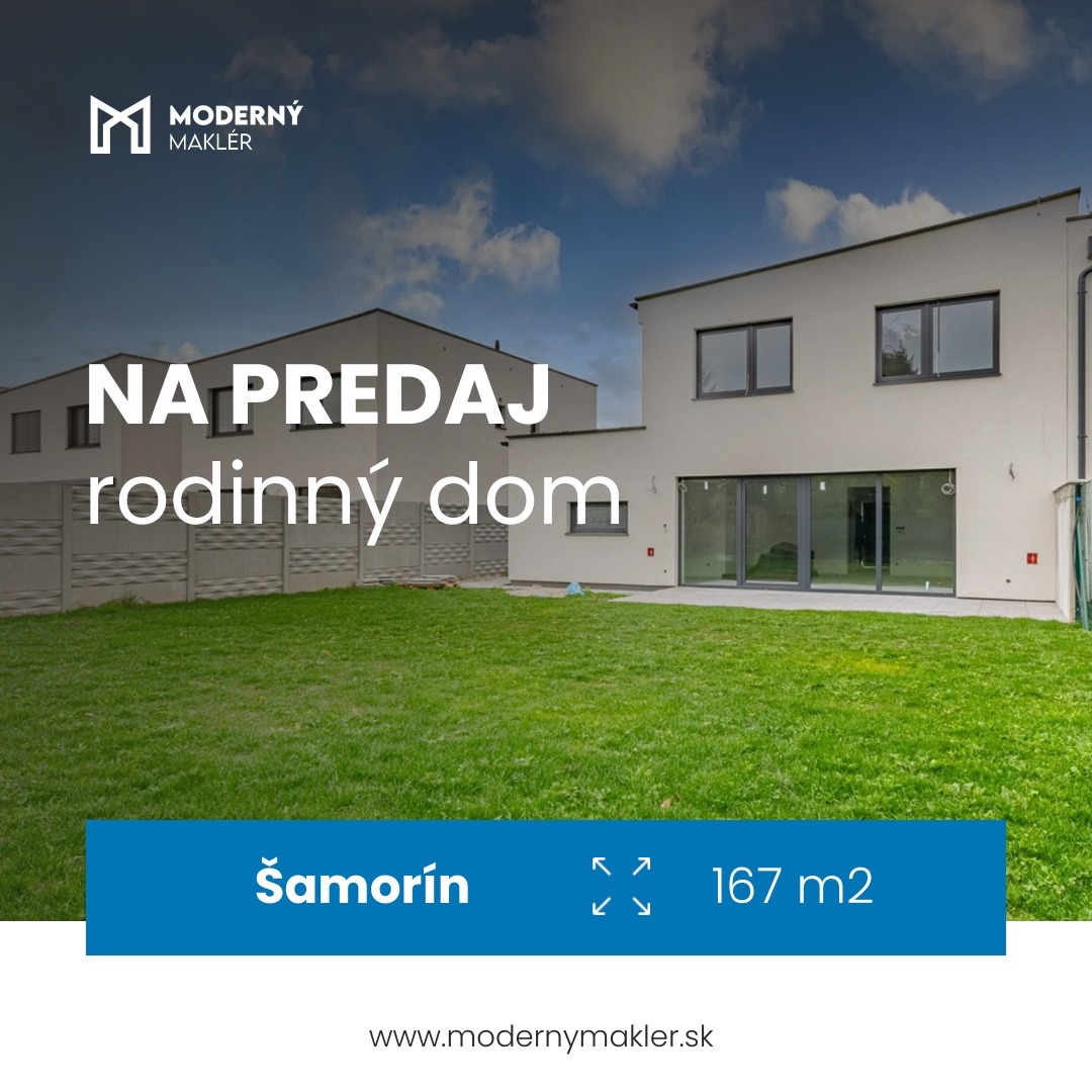 Moderný 5-izbový rodinný dom v Šamoríne