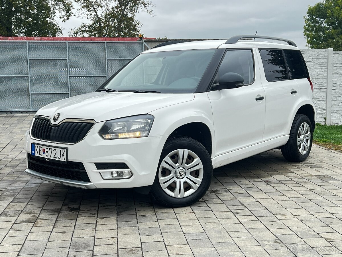 ŠKODA YETI 2.0 TDI Active 4x4, 81kW, 2014, odpočet DPH