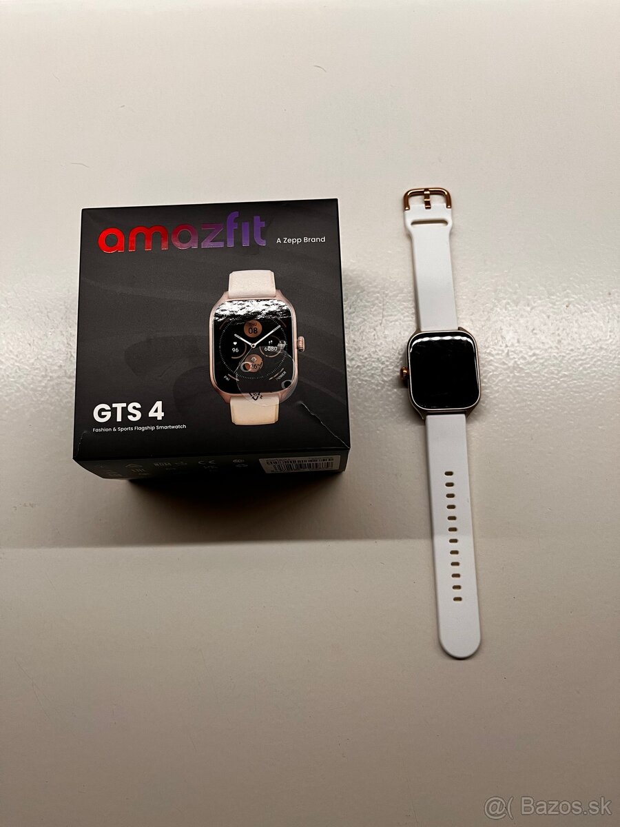 Inteligentné hodinky Amazfit GTS 4 Misty White