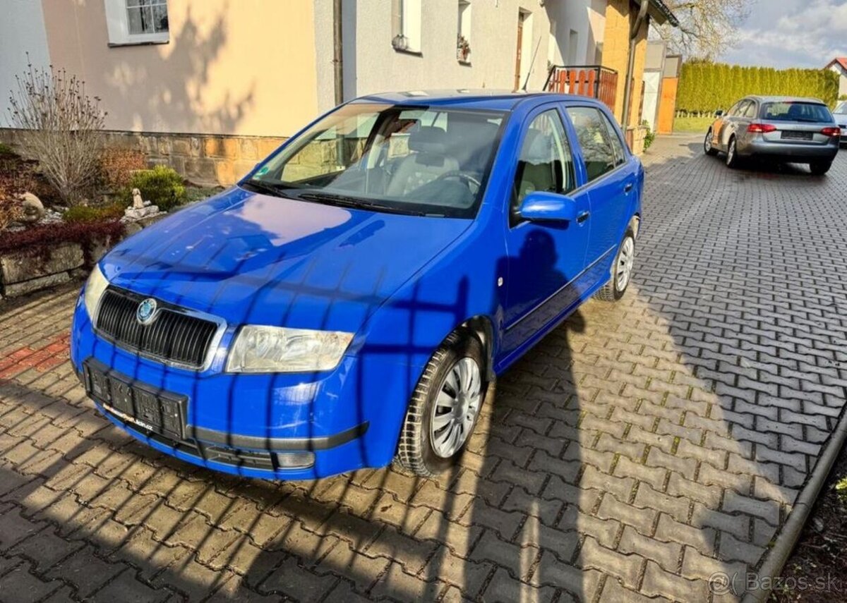 Škoda Fabia 1,4i klima serviska nová STK benzín manuál 55 kw