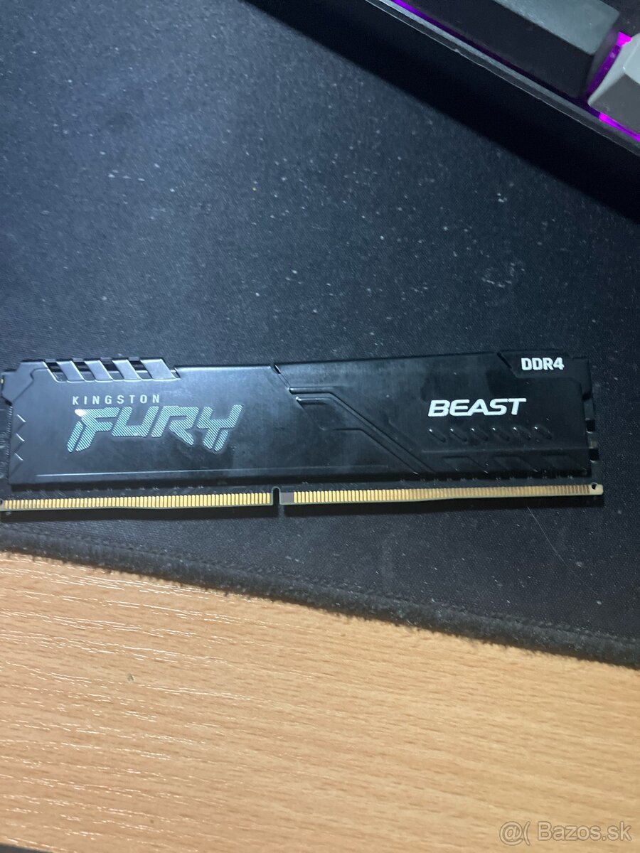 Predam RAMku kingston fury beast ddr4