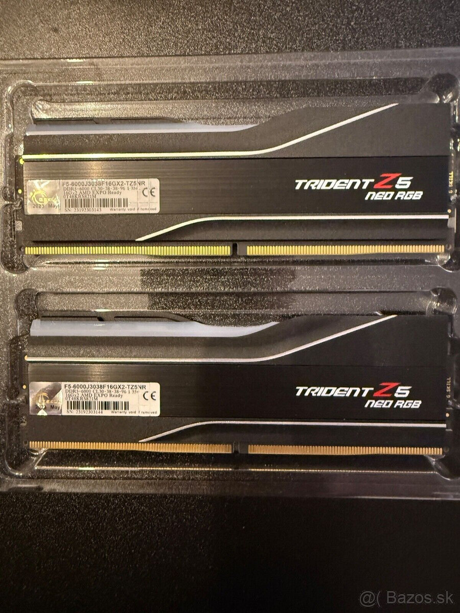 G.SKILL Trident Z5 Neo RGB 32GB kit DDR5 6000 CL30 AMD EXPO