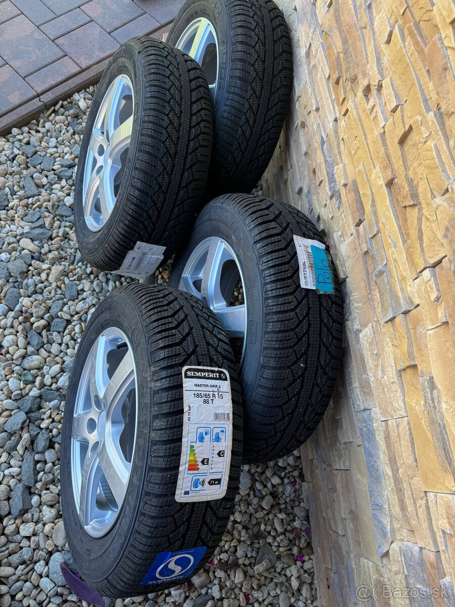 Predám zimné pneu 4KS, elektrón + Pneu, 185/65 R15, NOVE