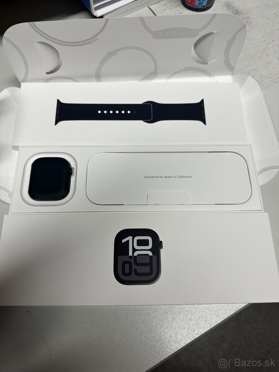 Applewatch 10 42mm s cellularom cerne