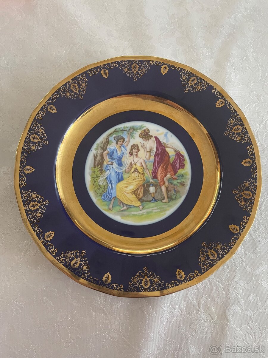 Ozdobný tanier TRI GRÁCIE, Závesný dekoračný tanier