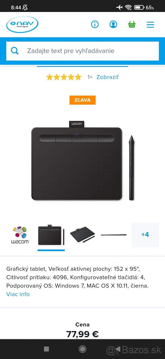 Grafický tablet Wacom Intuos