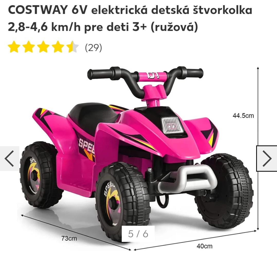 Elektrická štvorkolka