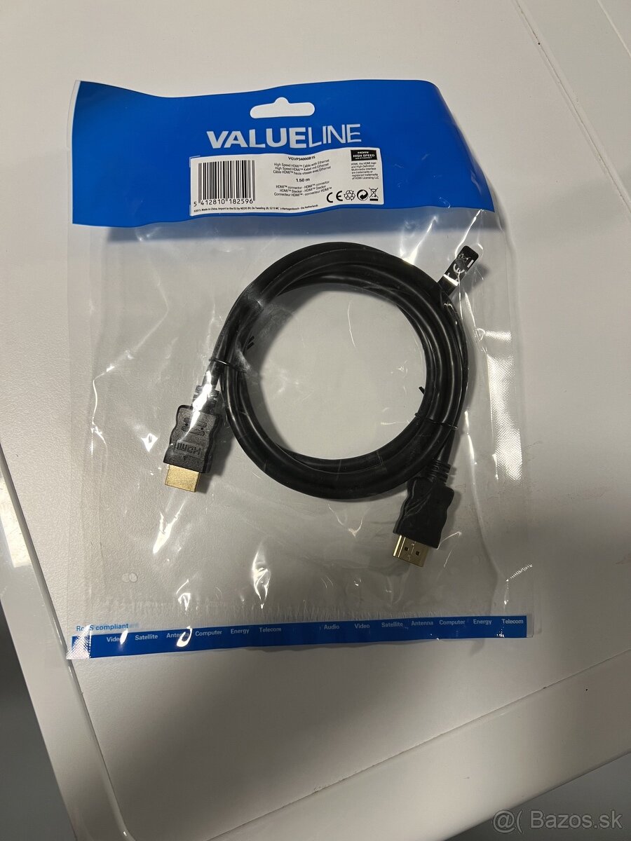 HDMI KABEL cierny 1,5m