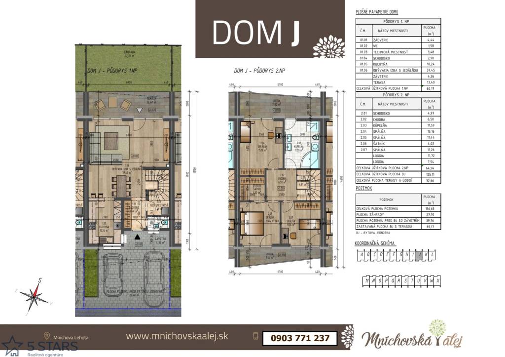 Novostavba 4 izb. RD „ J“, Mnichová Lehota