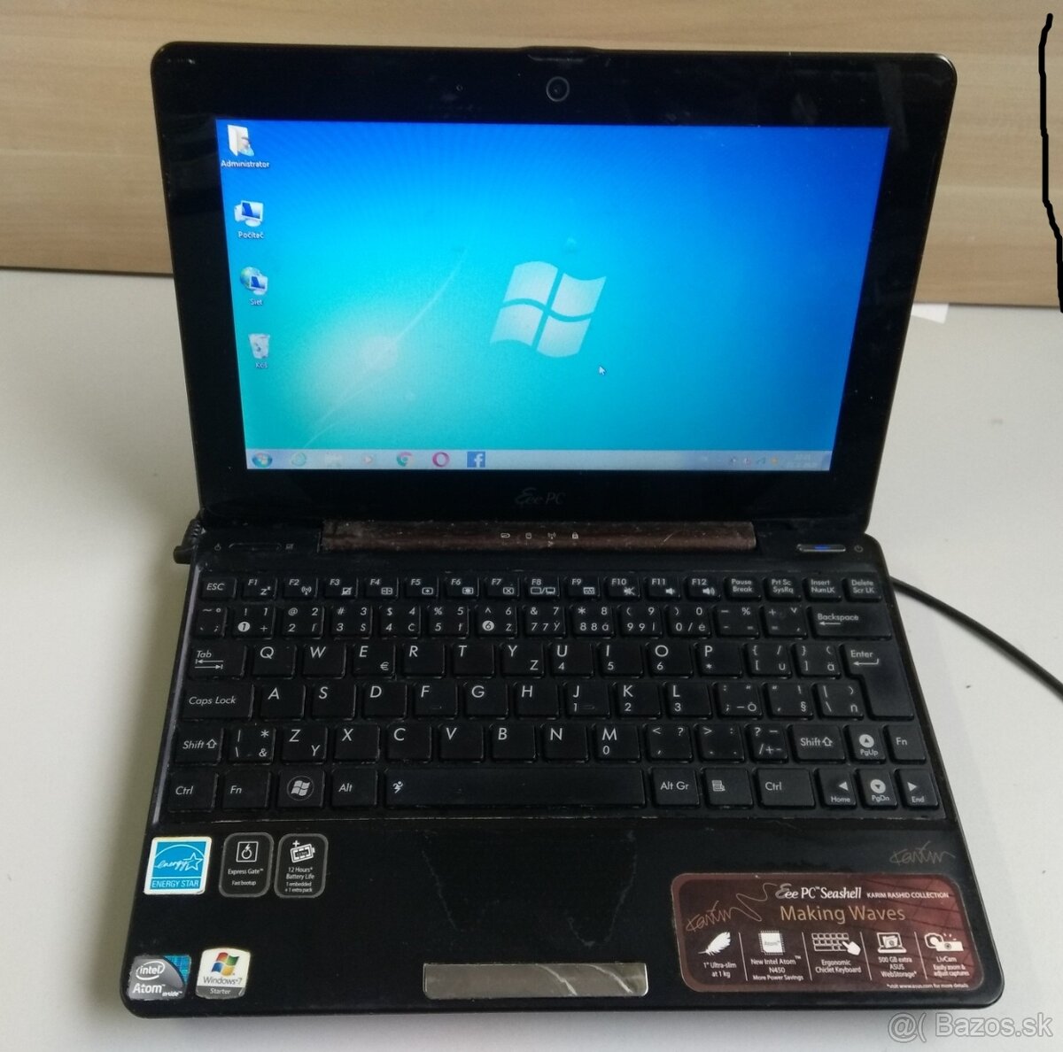 -rozpredám netbook Asus eeepc 1008p