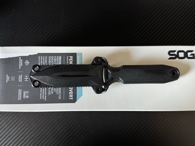 SOG Pentagon FX Covert Blackout nôž