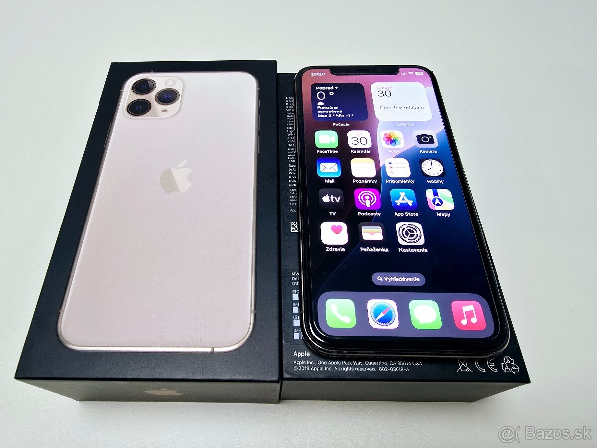 Apple iPhone 11 PRO 256 GB GOLD ,Baterka 100%