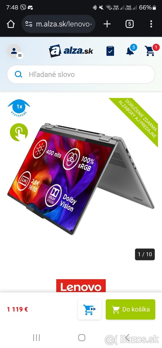 Notebook Lenovo Yoga 7 16IRL8