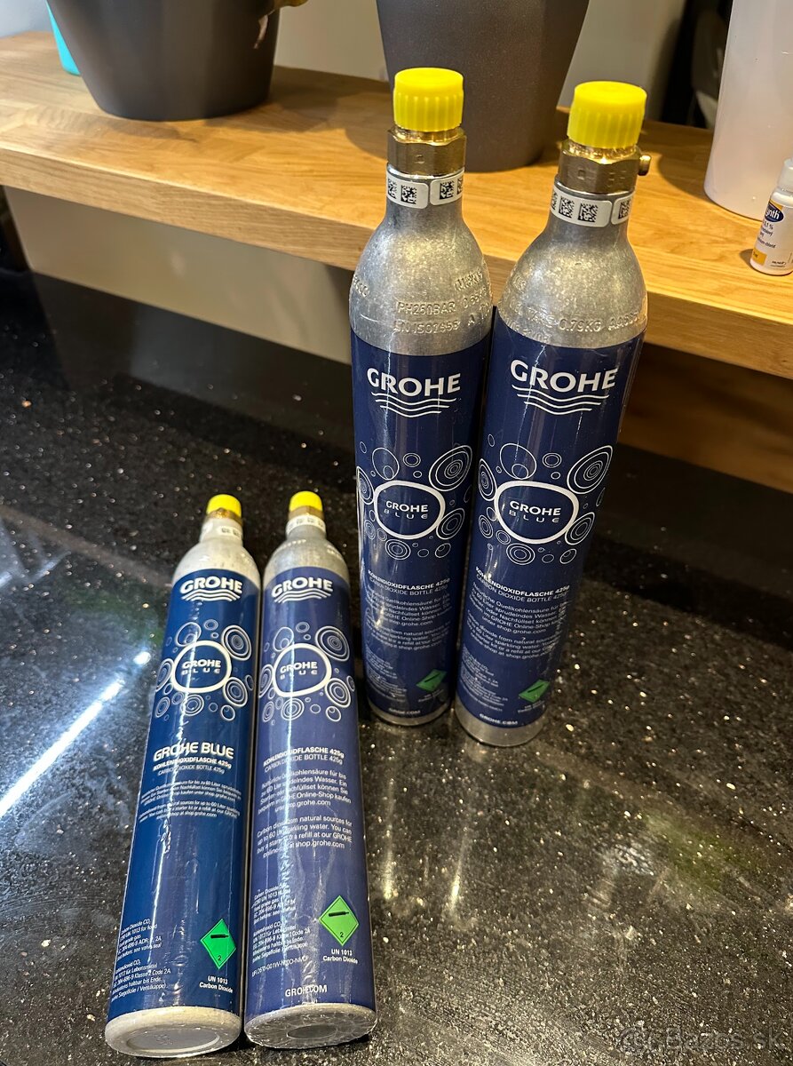 Grohe blue home / Soda Stream CO2 bombicky (Plné)