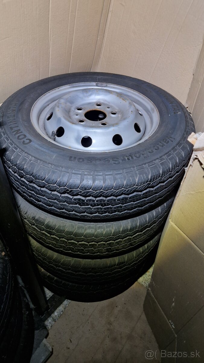 195/75 R16 C  celoročné Continental , Ducato 5x130