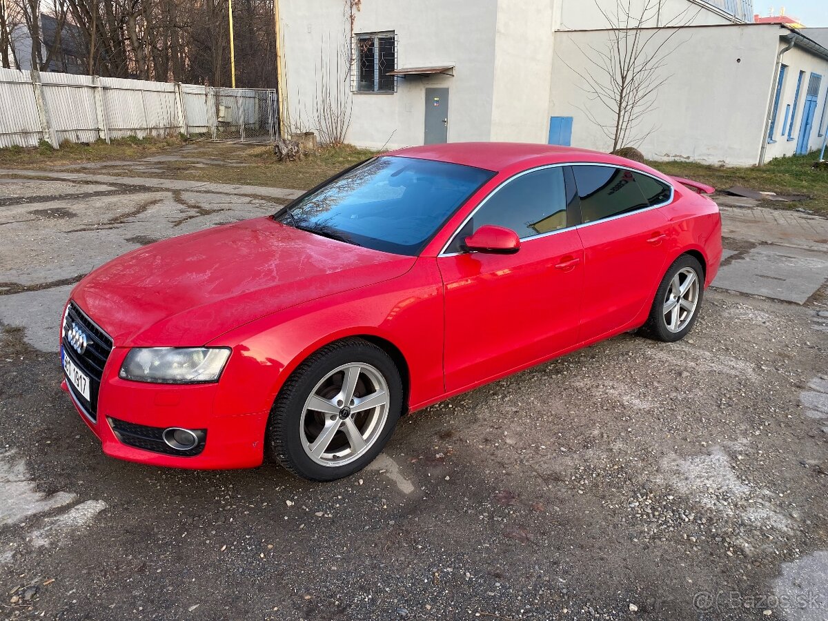 audi a5 sportback, 3.0 tdi 176kw, r.v. 2010