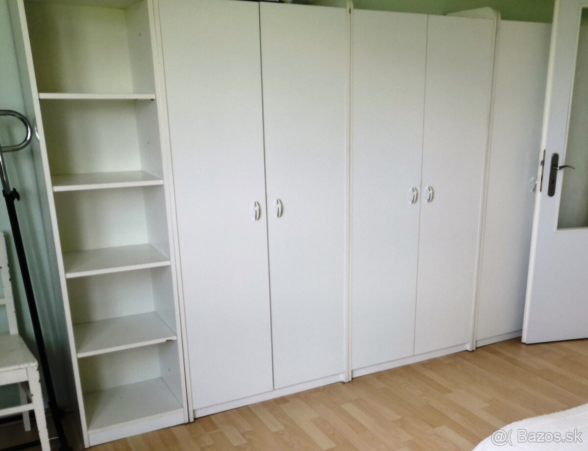 Predám set pekných zachovalých šatníkových skríň zn. IKEA