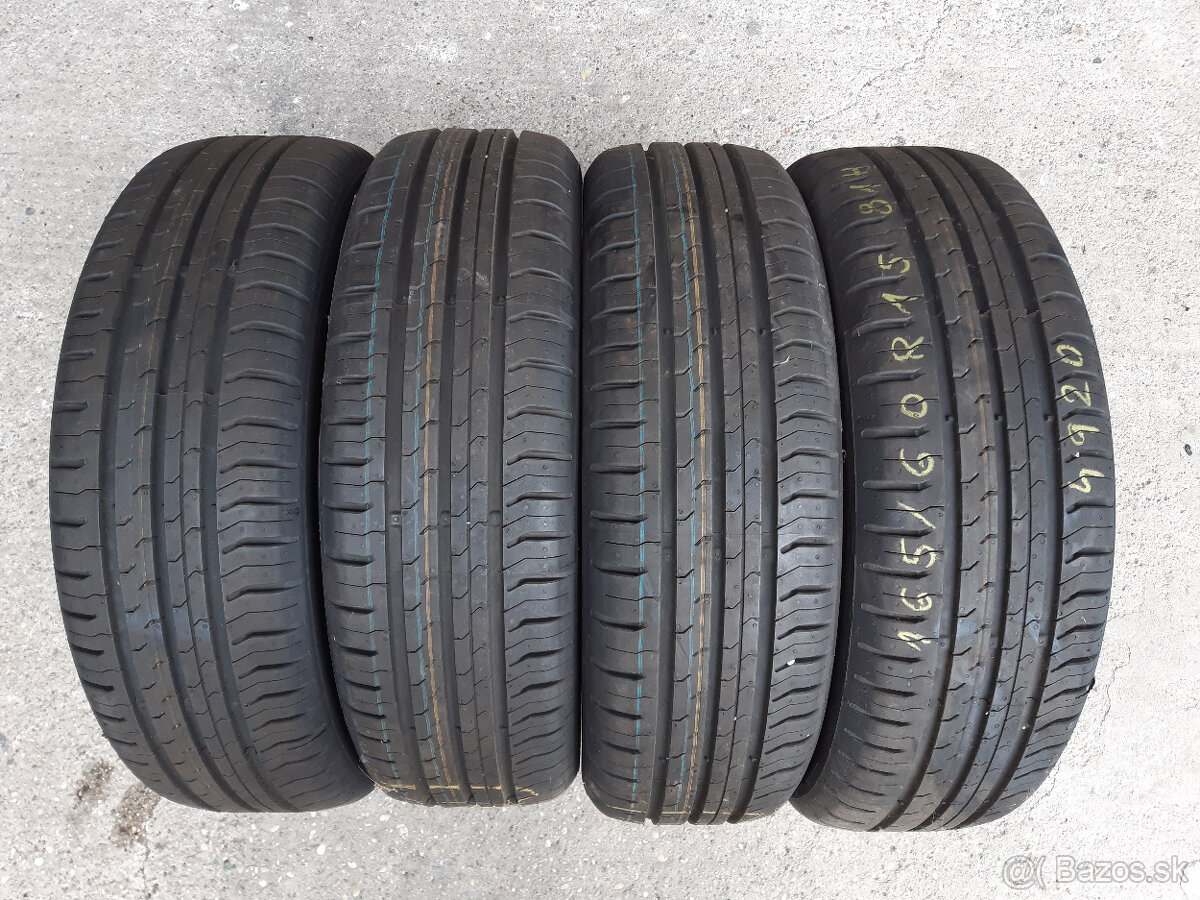 165/60 R15   -nové letné Continental