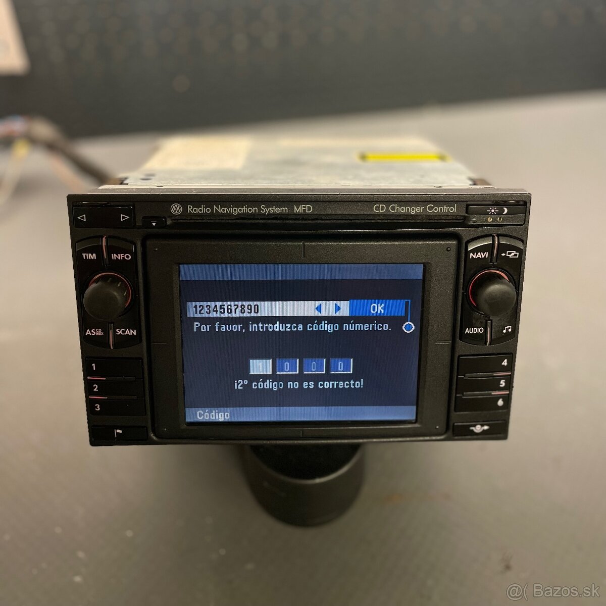 VW radio MFD 1