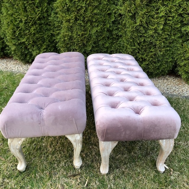 lavica chesterfield ružova 100cm - 35%