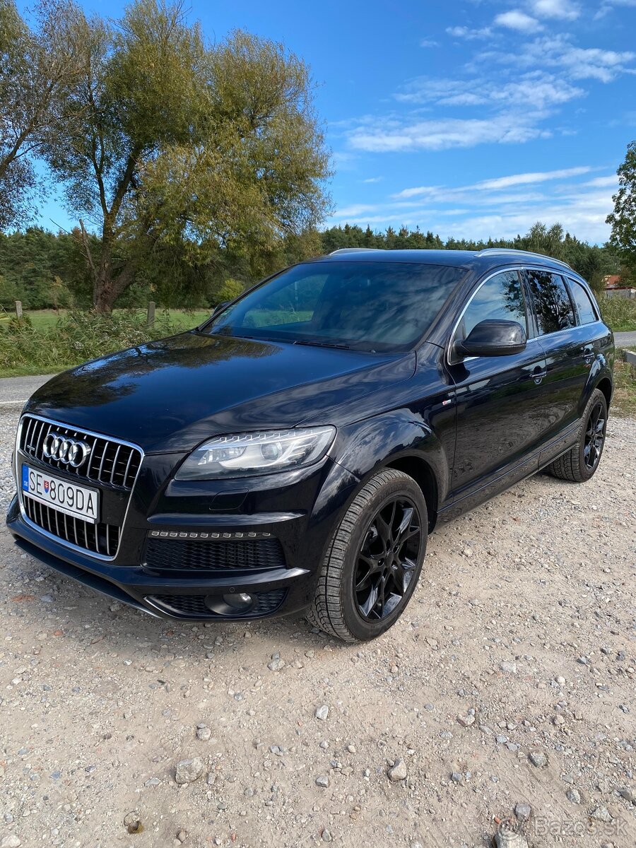 Q7 3,0 Tdi 176kw S line rv 2011,261100km, 2 majitel,5 miest