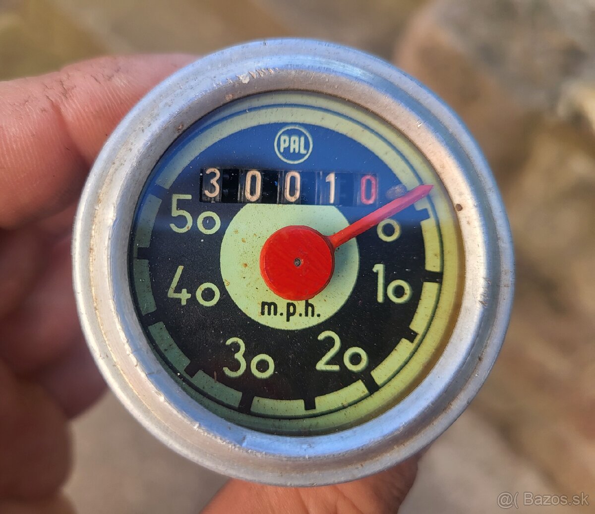 Tachometer v milach jawa pionier typ 05 20 21 23 mustang -