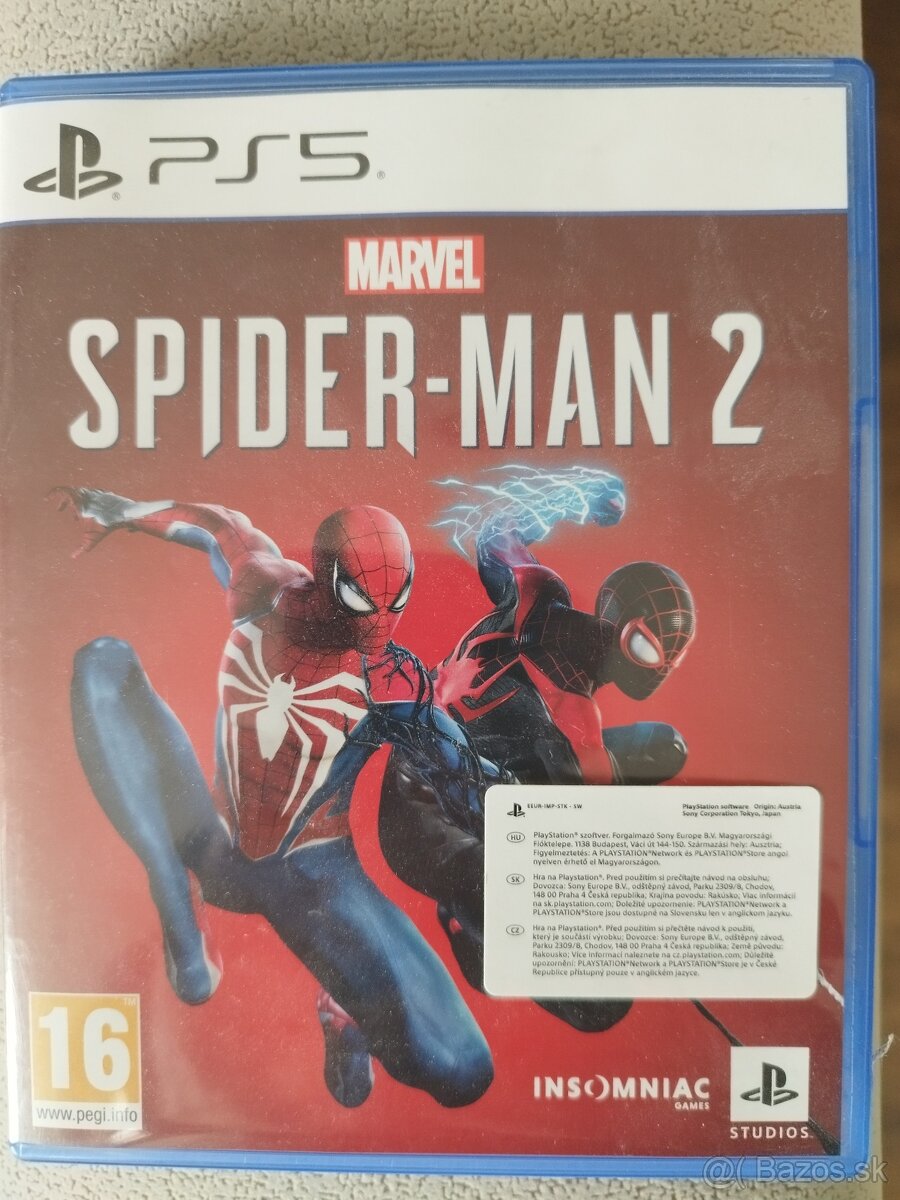 Predám vymením Spiderman 2 na ps5