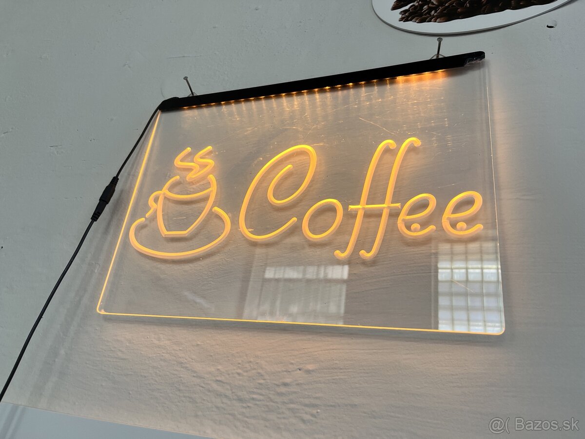 Svetelný LED nápis COFFEE