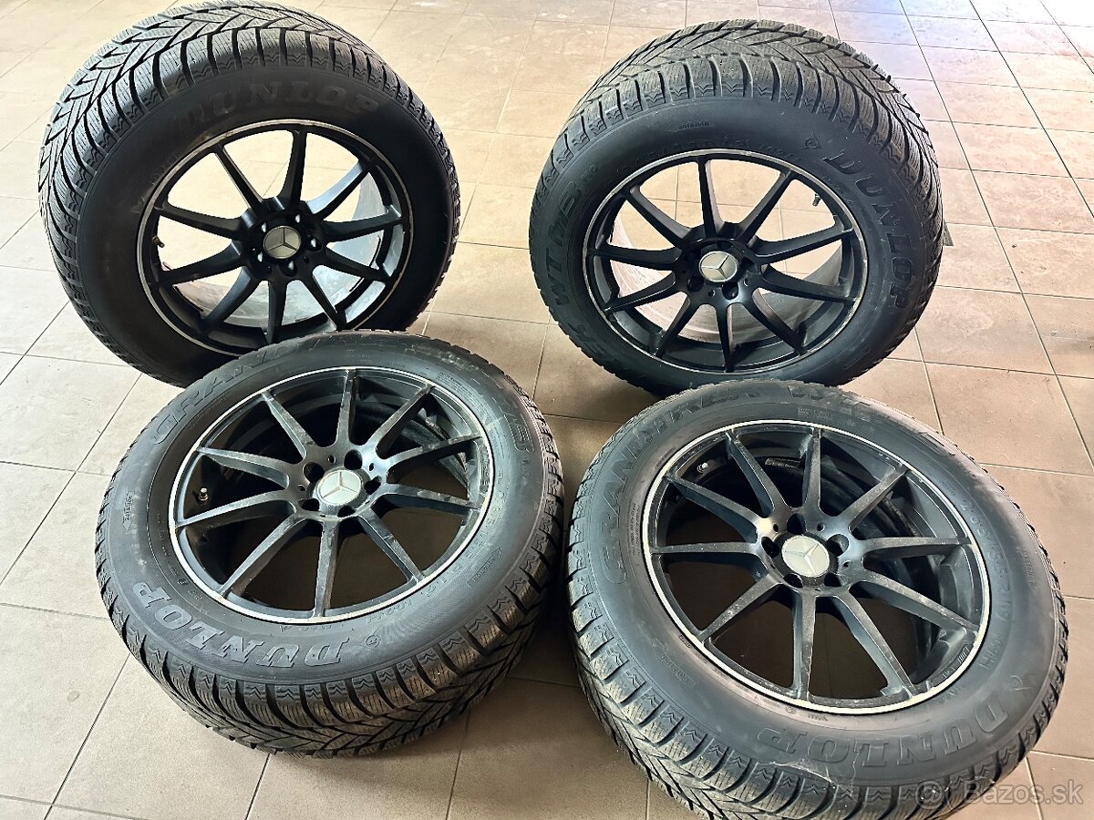 Zimne pneumatiky Dunlop 265/55 R19 spolu s Diskami Mercedes