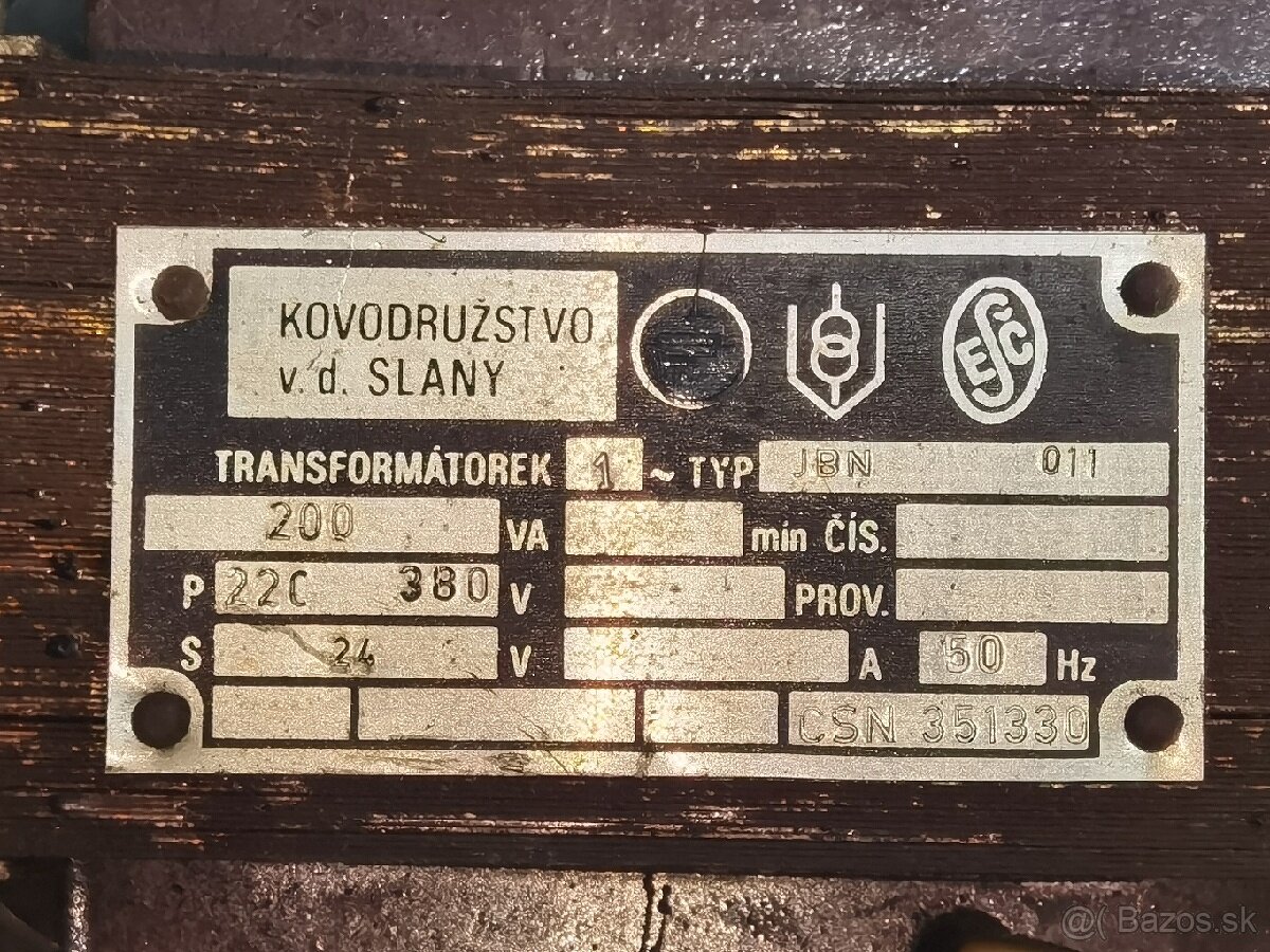 Transformátor 220v alebo 380v na 24v