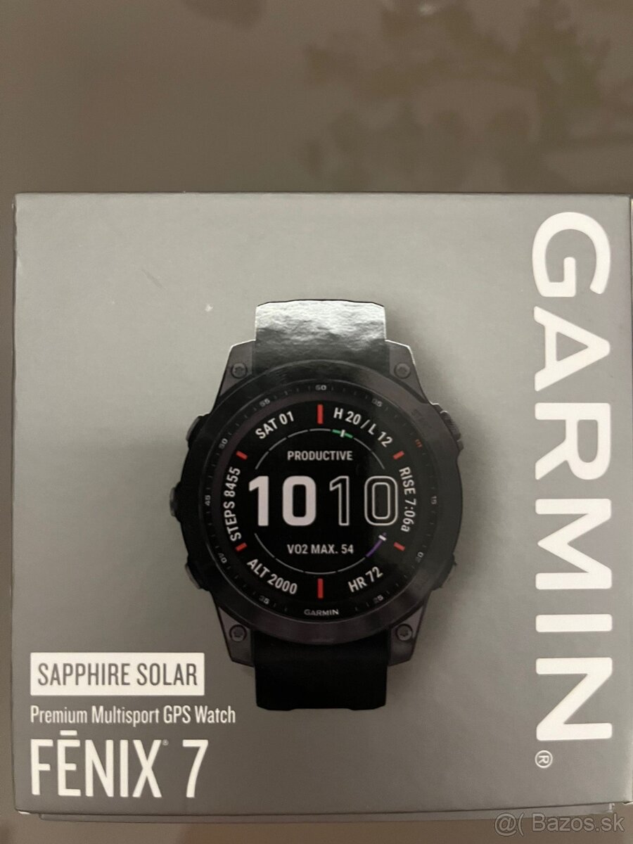 Garmin Fenix 7 Sapphire Solar