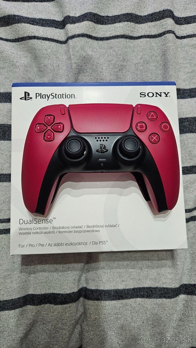 PS5 Dualsense Ovládač - Cosmic Red