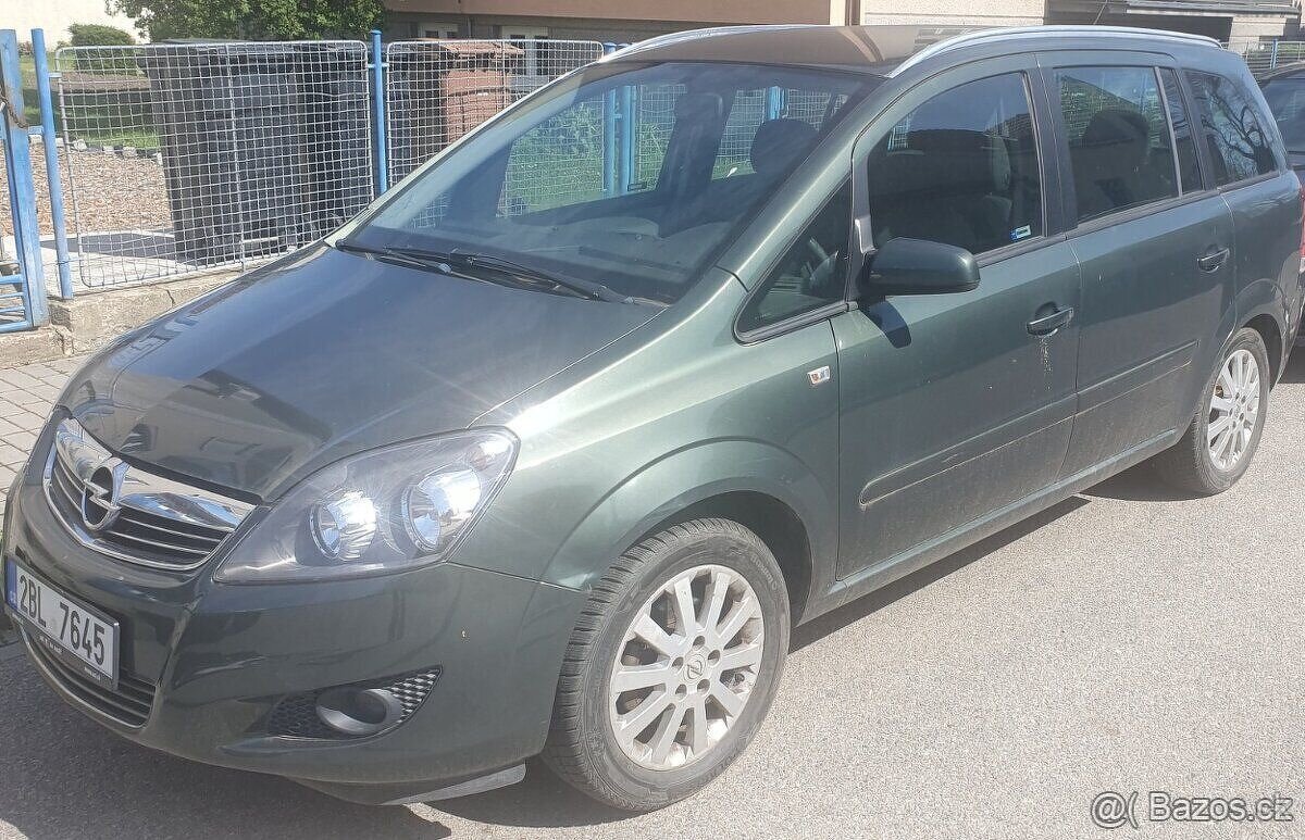 Opel Zafira 1.8i,2009,7mist,alu kola, klimatizaceOpel Zafira