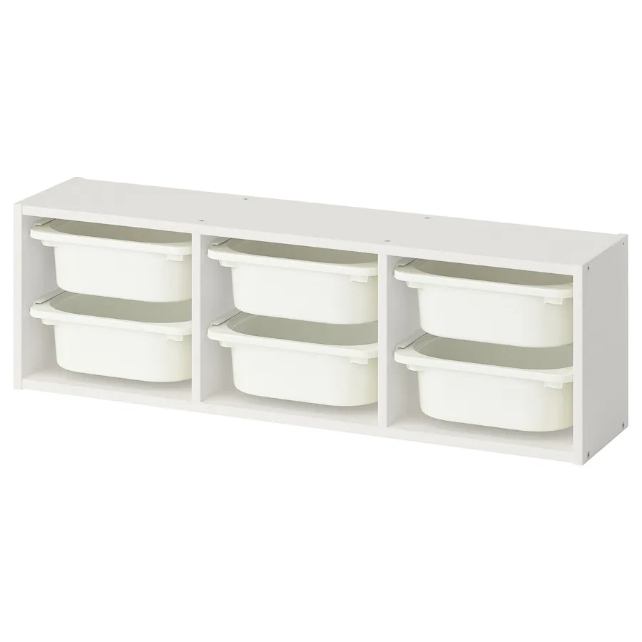 Ikea Trofast Biela 99×30×20