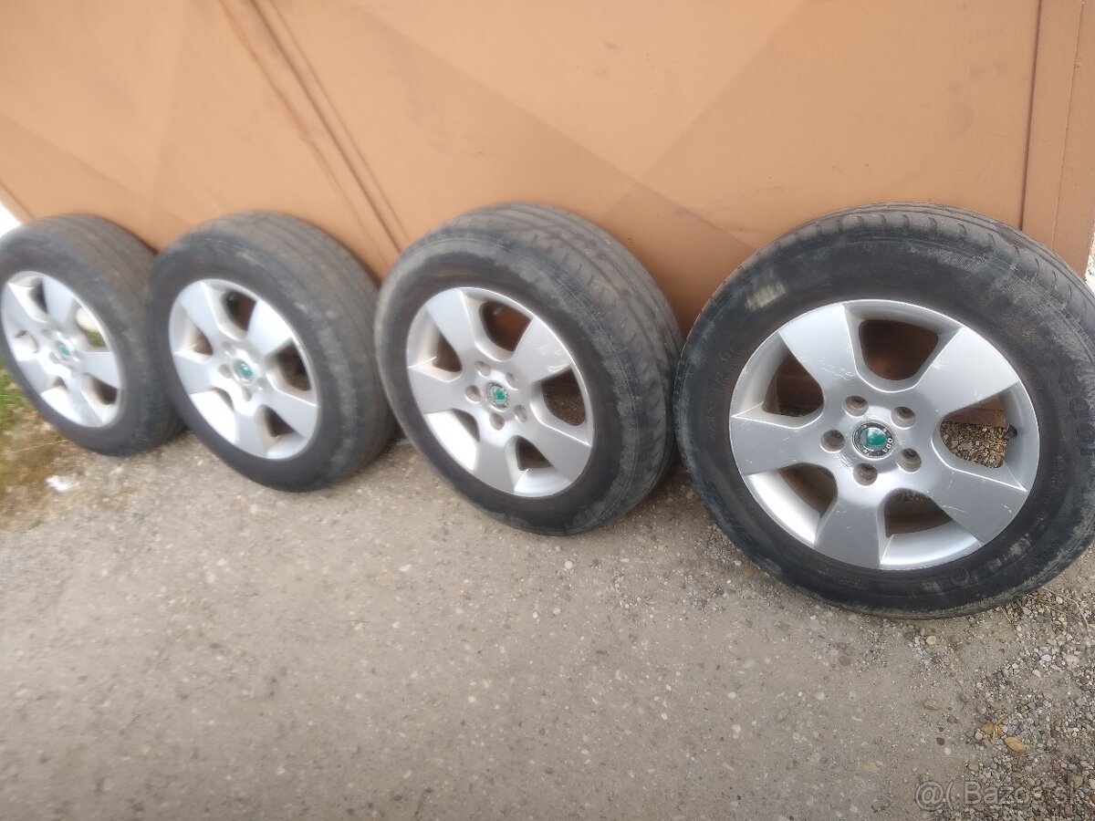 Disky R15 originál Škoda rozteč dier 5x112