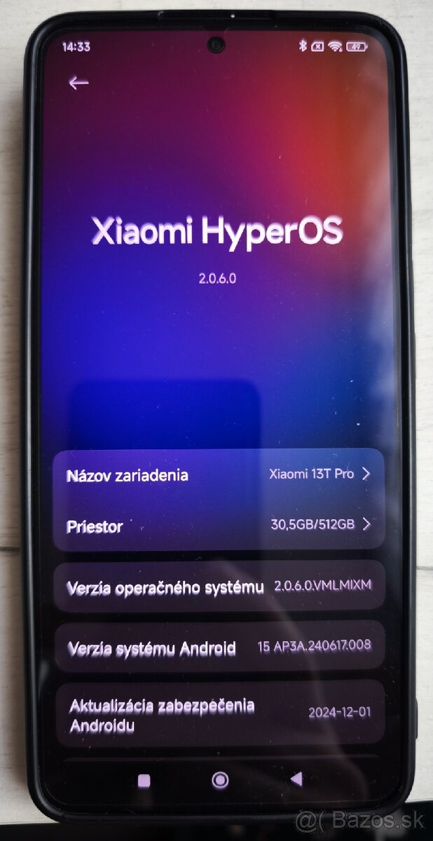 Xiaomi 13T Pro 12/512 GB - predaj