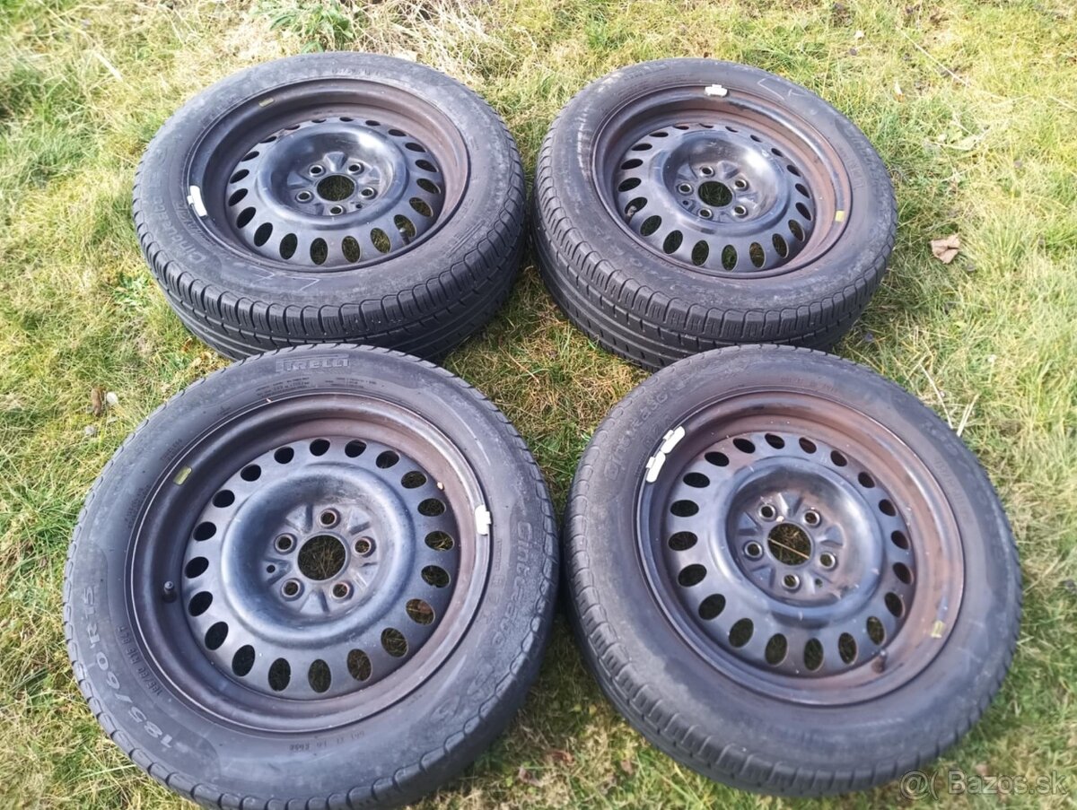 Disky 5x100 R15 6J, diera 57mm