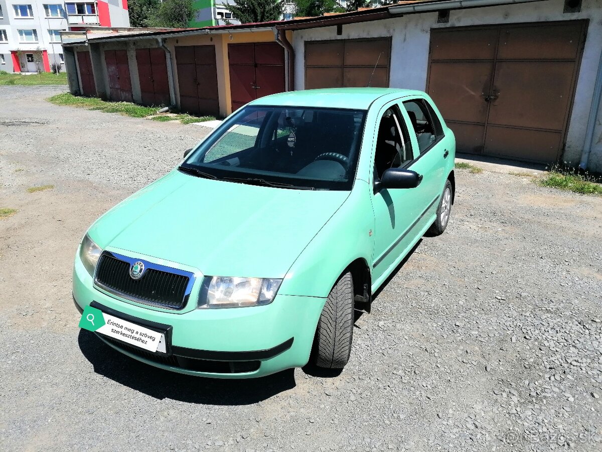 Škoda fabia 1.4 mpi