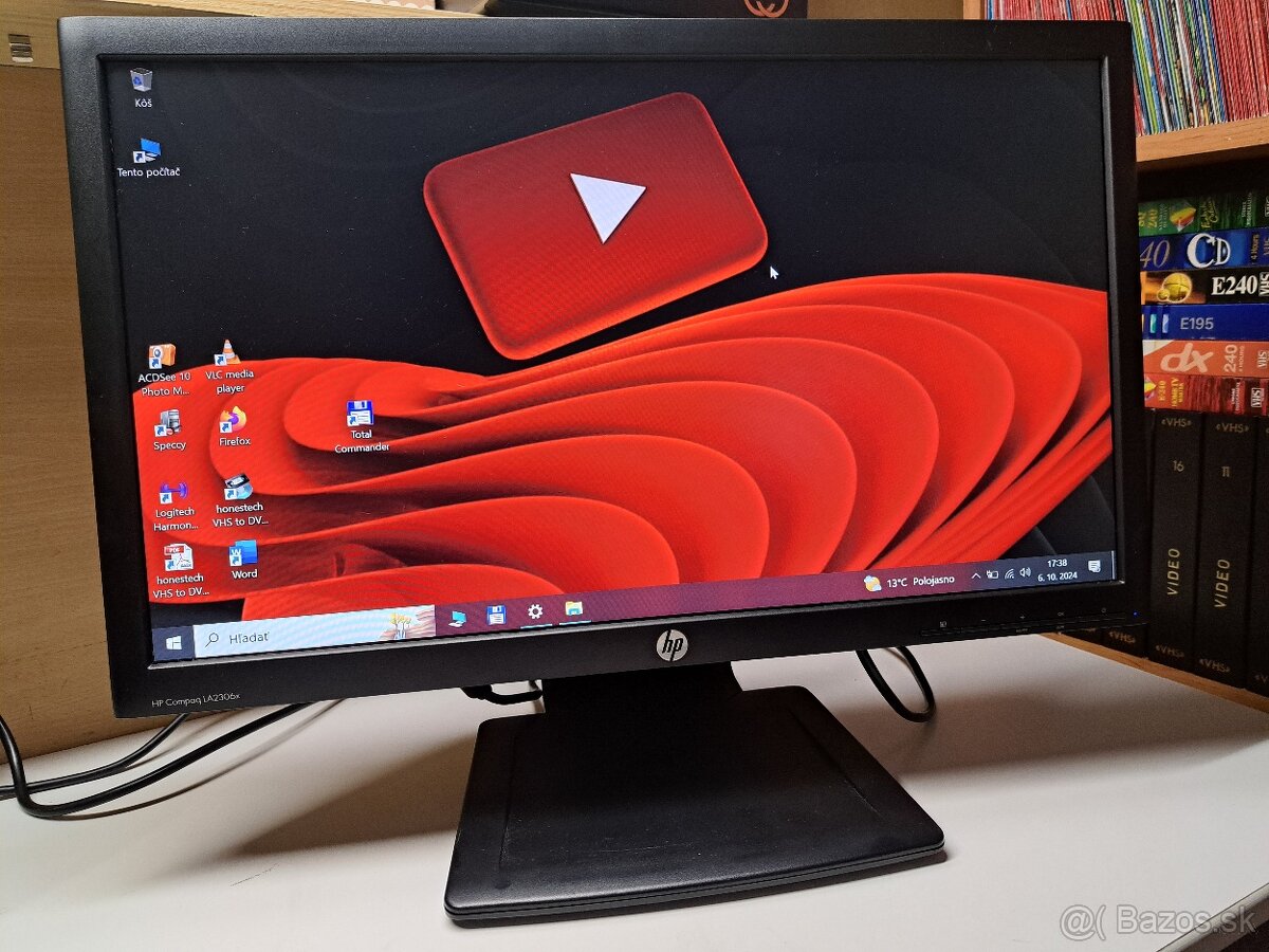 23-Palcový LED monitor HP LA2306x