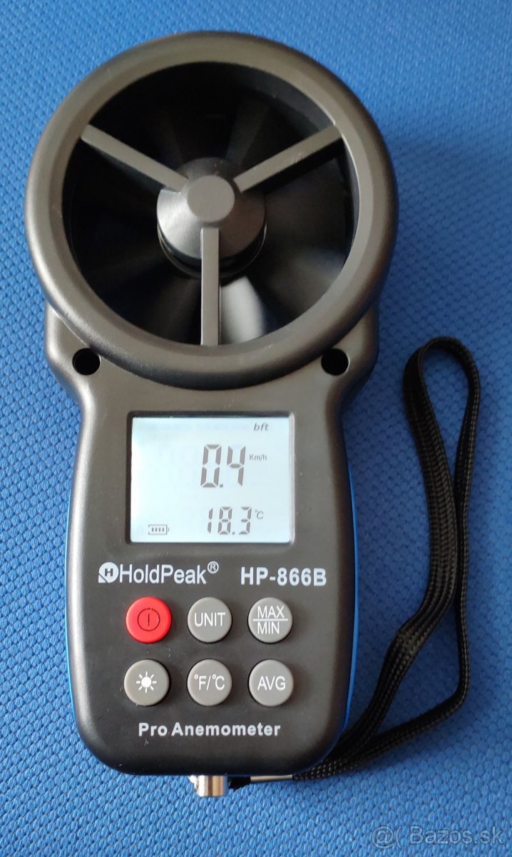 Predám digitálny merač rýchlosti vetra,Anemometer