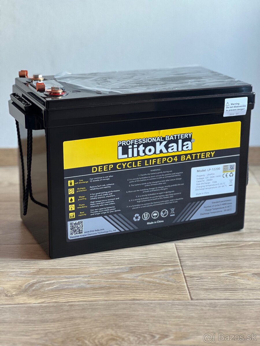 Lifepo4 Liitokala 12v 200Ah