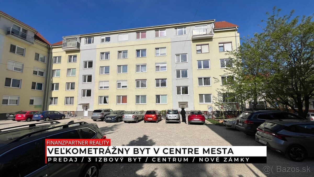 REZERVOVANÝ 3 izbový veľkometrážny byt, Centrum, Nové Zámky