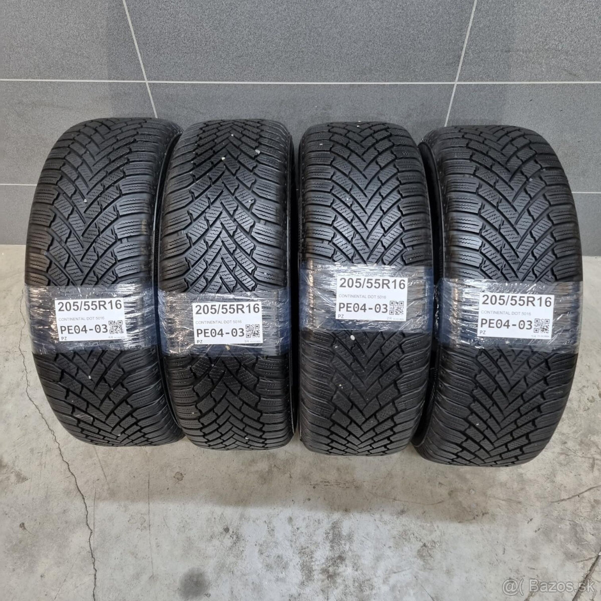 Zimné pneumatiky 205/55 R16 CONTINENTAL DOT5016