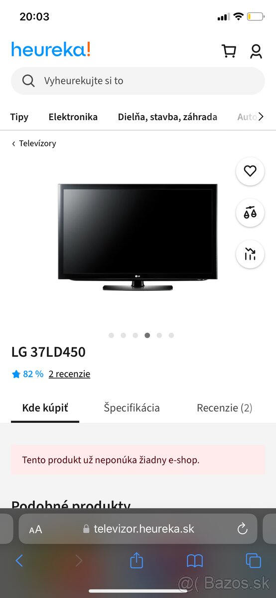 Predaj TV LG