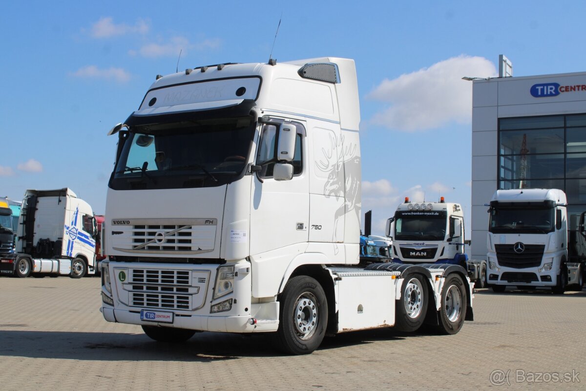 Volvo FH 16 750, EURO 5, KOŽENÉ SEDAČKY, 6x2, RETARDER