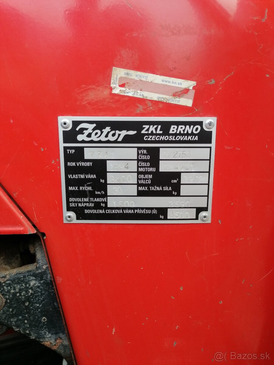 Zetor 7711