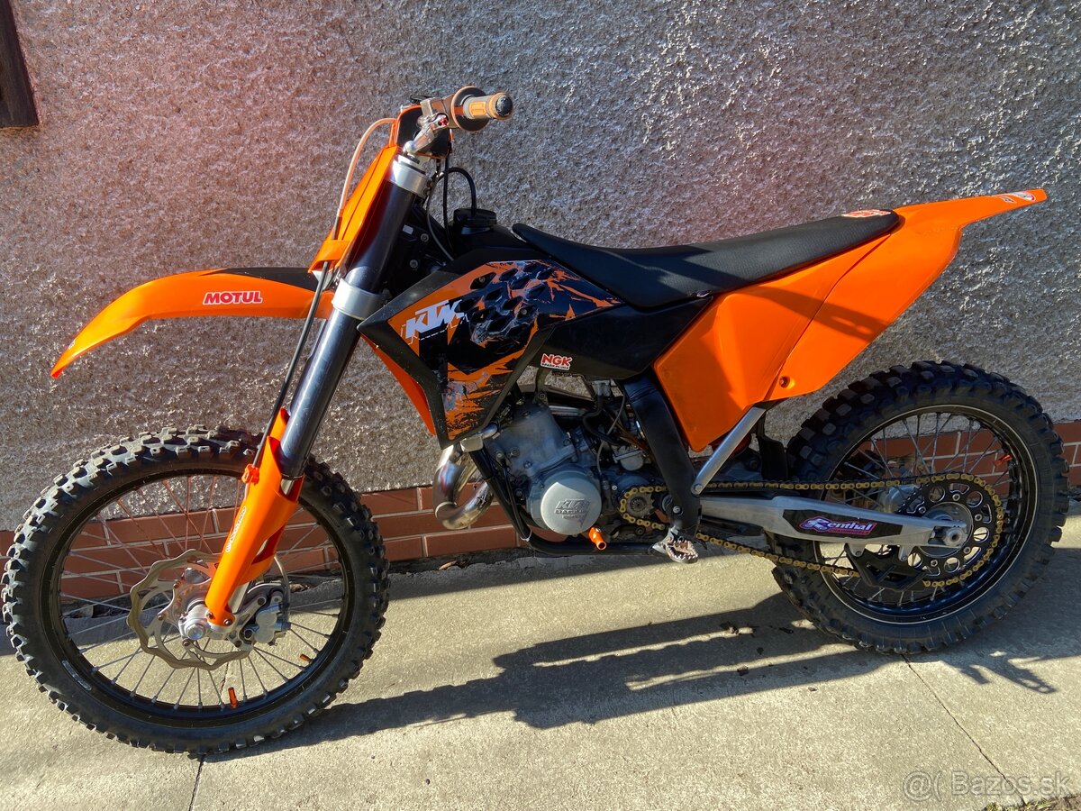 Predám ktm sx 125, rok 2007