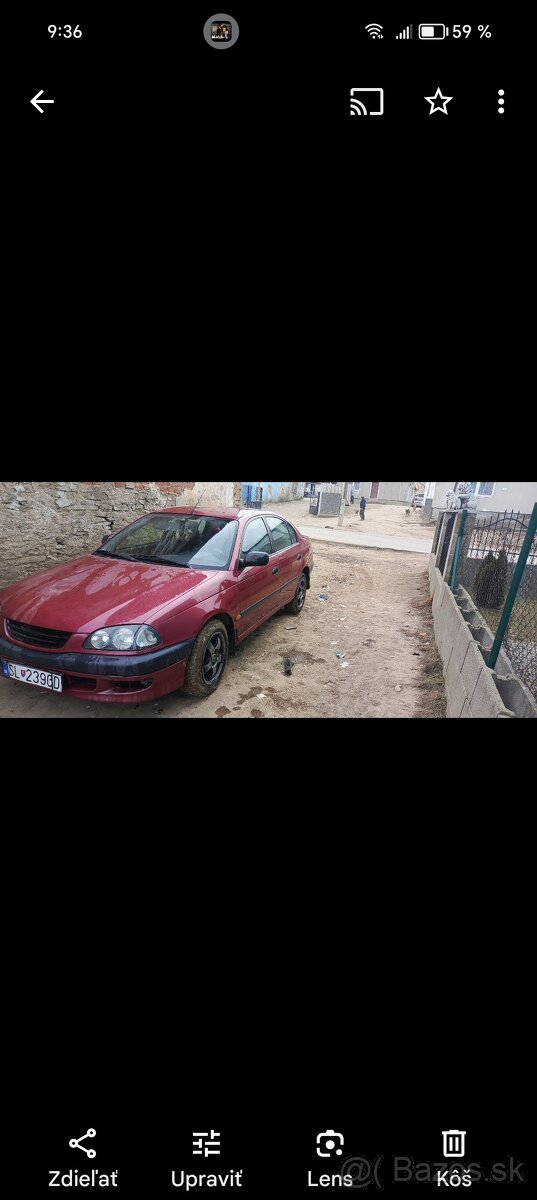 Toyota avensis1. 6 81kw