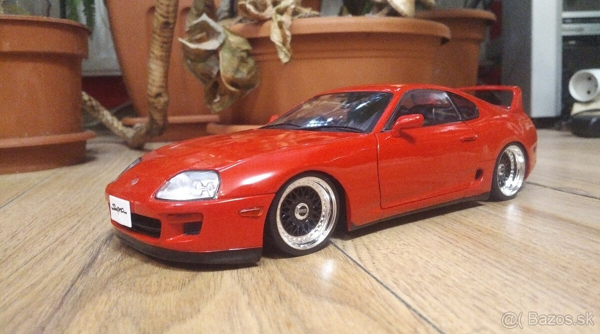 Predam model Toyota Supra tuning v mierke 1:18