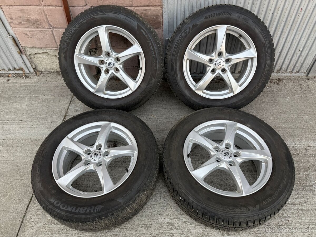 17" Elektrony 5x114,3 so zimnymi pneu 225/65 R17